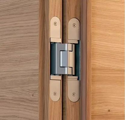 Distanza di perforazione di 25 mm Ardesia lucidata spazzolata nero Cerniere nascoste / Cerniera crociata nascosta 1,2 mm